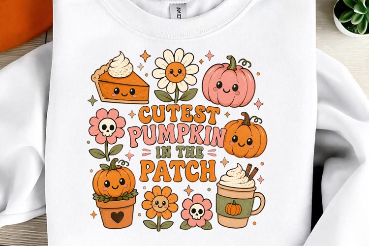Retro Halloween Sublimation PNG, Ghost Pumpkin Designs
