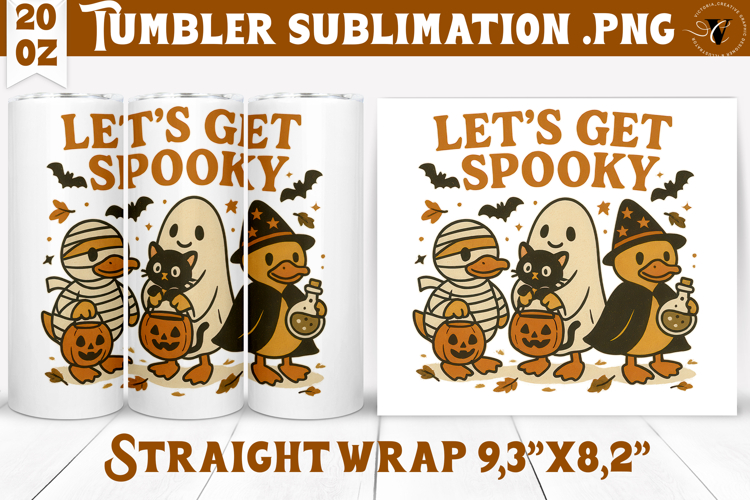 Tumbler Sublimation | Retro halloween | Spooky