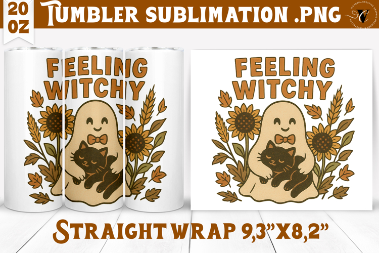 Tumbler Sublimation | Retro halloween | Spooky