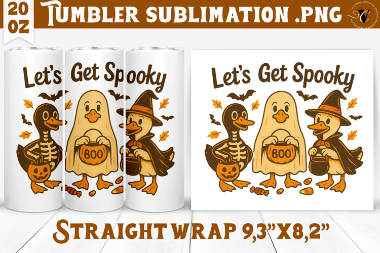 Tumbler Sublimation | Retro halloween | Spooky