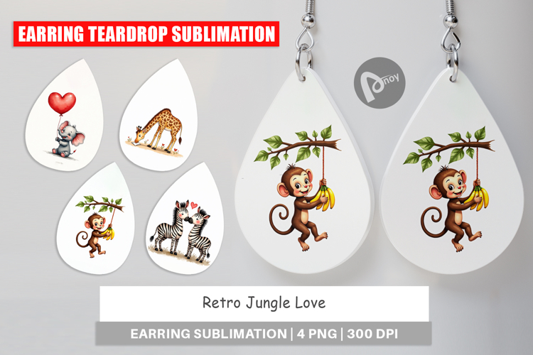 Earring Sublimation Designs Image 9