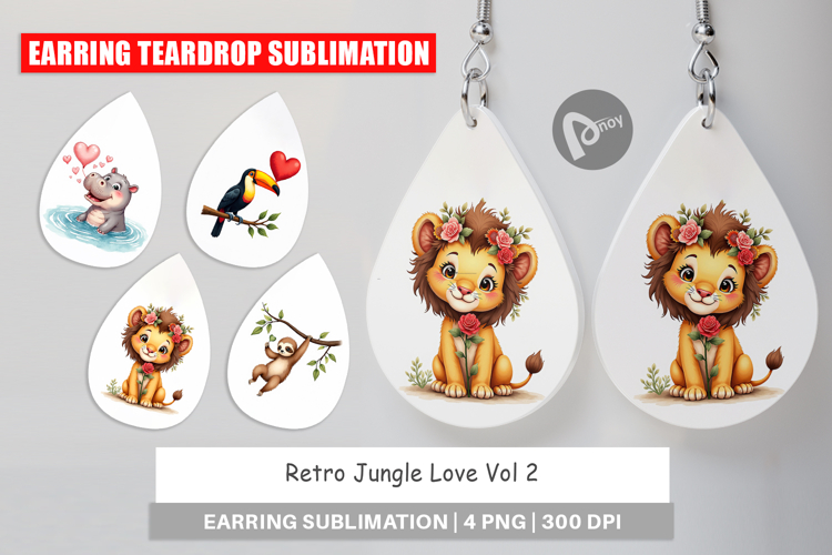 Earring Sublimation Designs Image 8