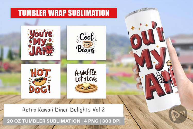 Retro Diner Delights Tumbler