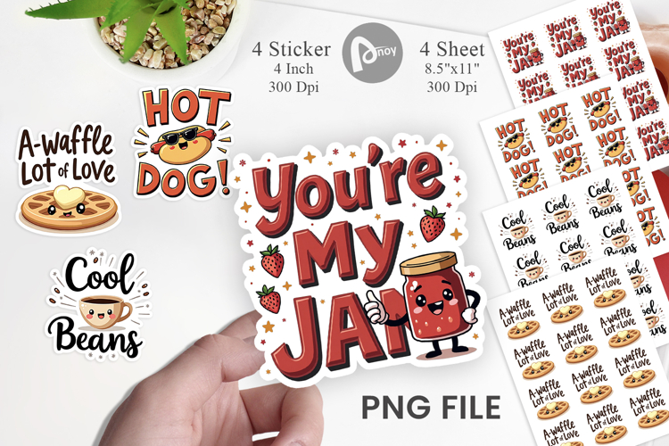 Retro Diner Delights Sticker