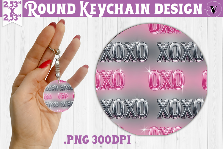 Vintage vibe Round keychain | Y2K glamorous style