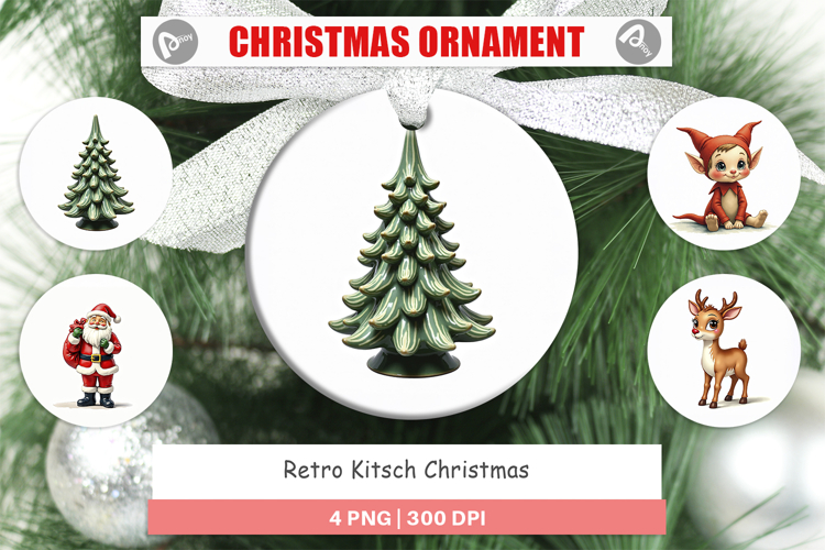 Christmas Ornament Sublimation Designs Image 10