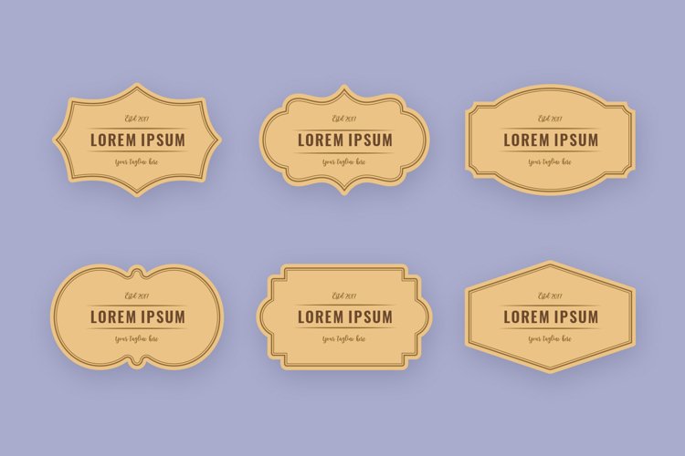 Retro Labels and Logo Templates example image 1