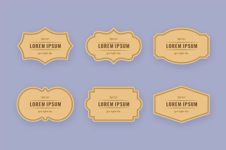 Retro Labels and Logo Templates