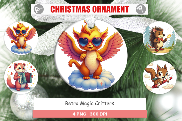 Ornament Retro Magic Critters