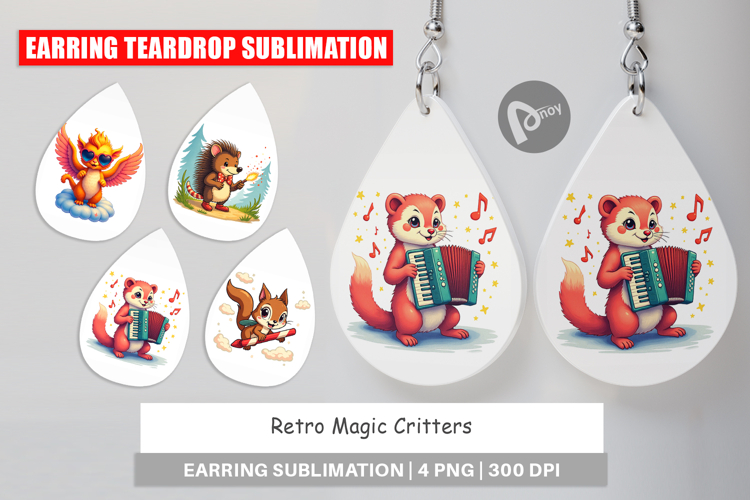 Sublimation Earring Designs Image 13