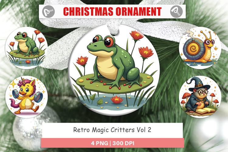 Ornament Retro Magic Critters
