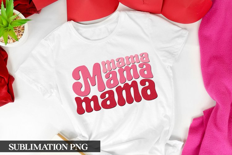 Mama | Retro Valentines Day Sublimation