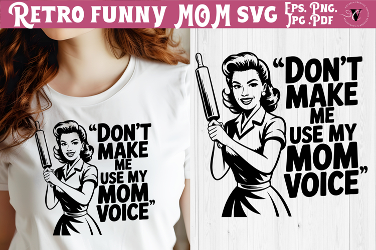 Funny Retro Mom SVG | Sarcastic Motherhood svg, Mom life