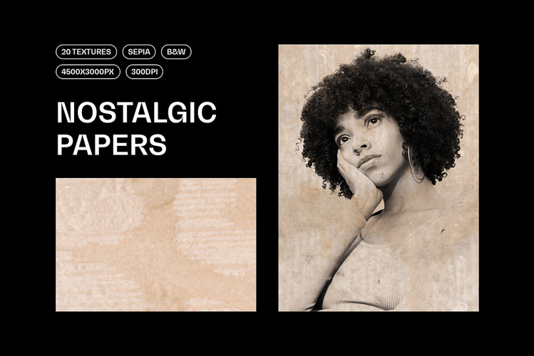 Retro Paper Overlays