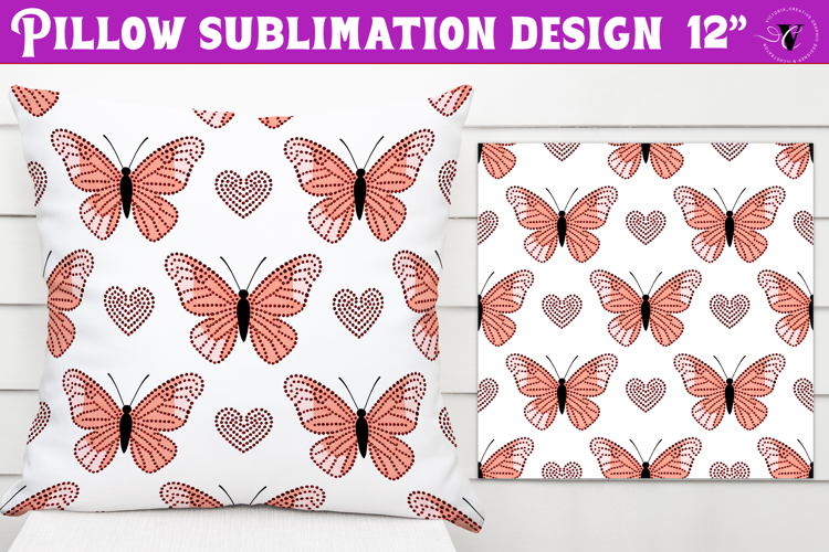 Spring pillow sublimation | Spring   Valentine sublimation
