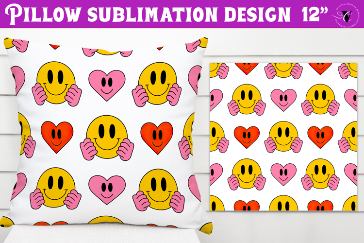 Spring pillow sublimation | Spring   Valentine sublimation