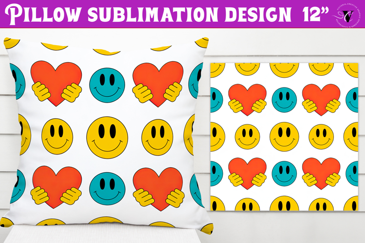 Spring pillow sublimation | Spring   Valentine sublimation