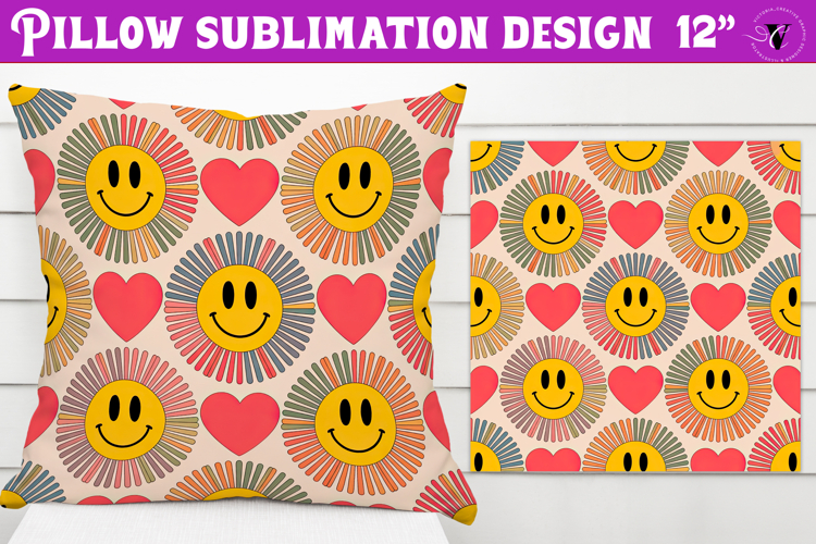 Spring pillow sublimation | Spring   Valentine sublimation