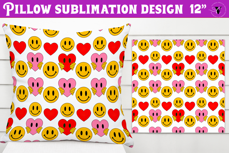 Spring pillow sublimation | Spring   Valentine sublimation