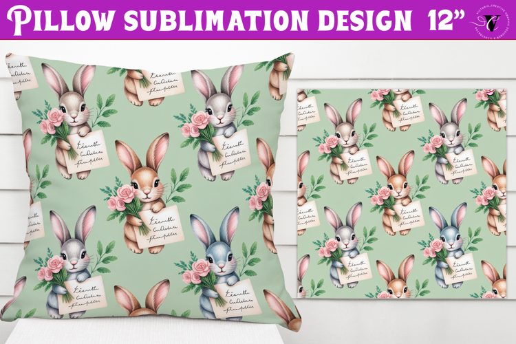 Spring pillow sublimation | Spring   Valentine sublimation