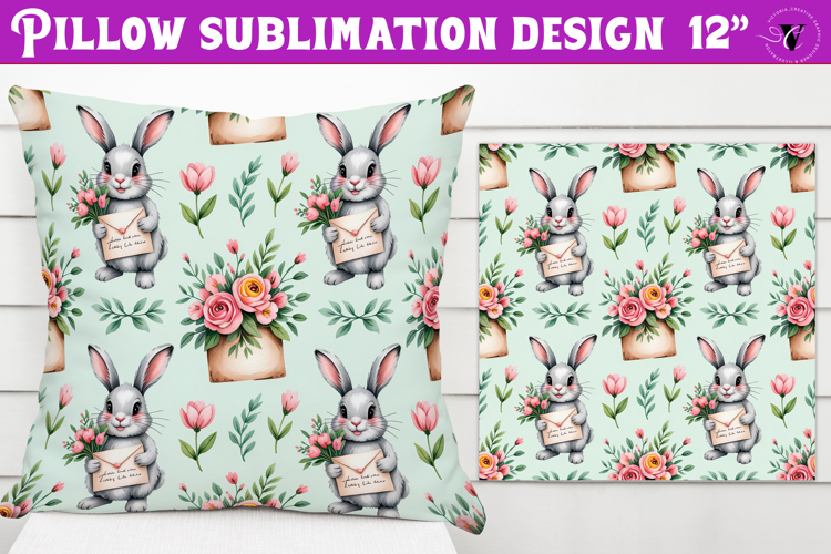 Spring pillow sublimation | Spring   Valentine sublimation