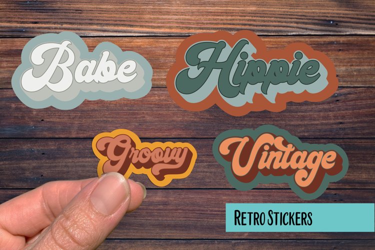 Vintage Stickers Png Image 20