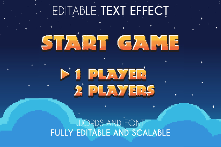 Retro Pixel Style Text Effect | Editable AI Text Effect