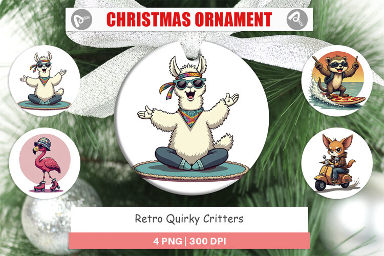 Ornament Retro Quirky Critters example image 1