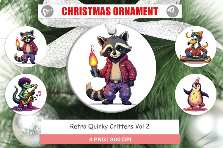 Ornament Retro Quirky Critters example image 1