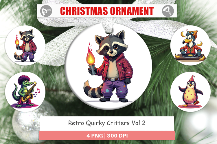 Ornament Retro Quirky Critters