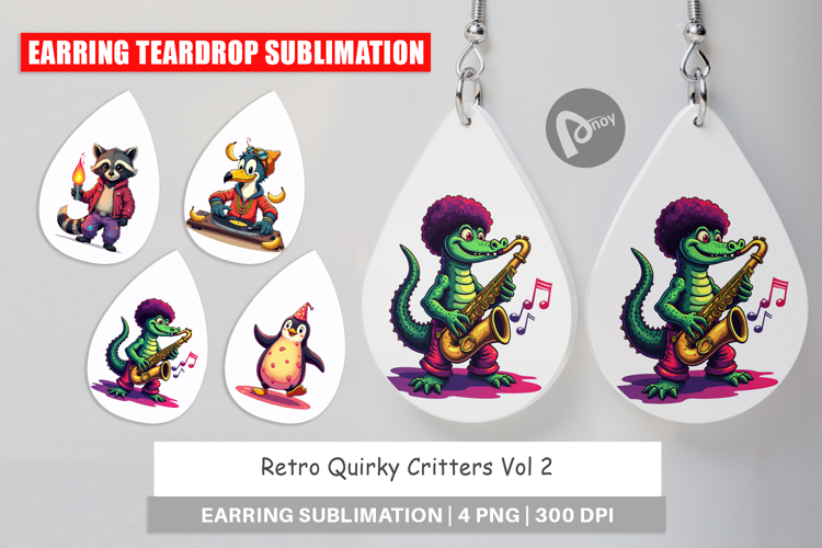 Earring Sublimation Designs Image 2