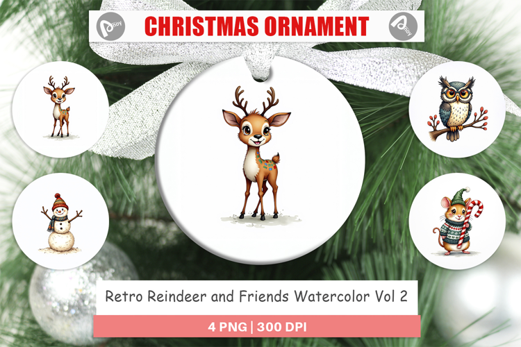 Reindeer and Friends Ornament