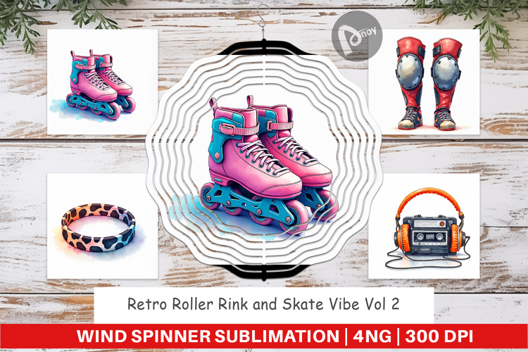 Retro Roller Rink Skate Tumbler