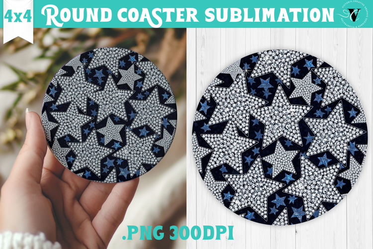 Vintage vibe Round Coaster | Y2K glamorous style