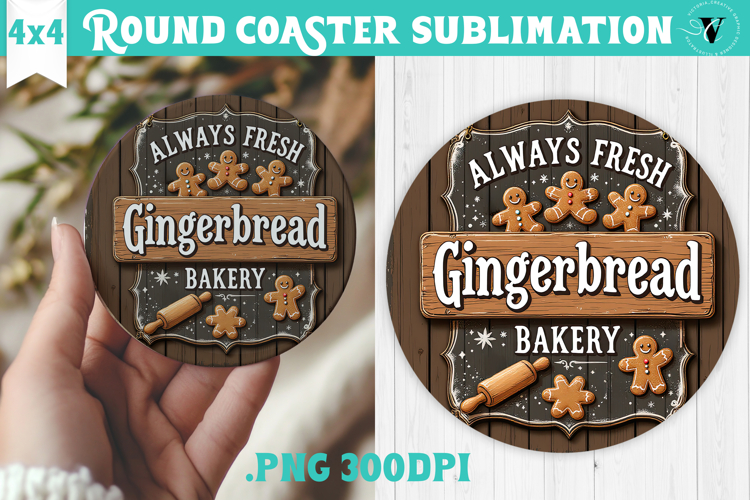 Retro Christmas Round Coasters | Christmas quotes