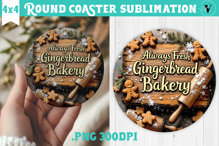 Retro Christmas Round Coasters | Christmas quotes