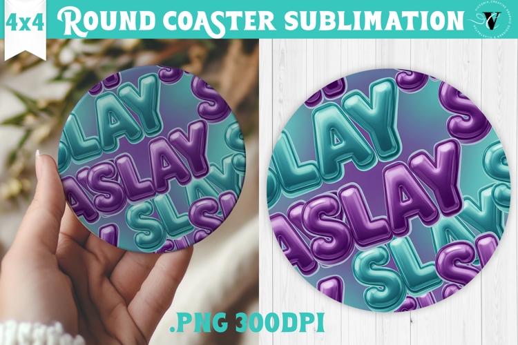 Vintage vibe Round Coaster | Y2K glamorous style