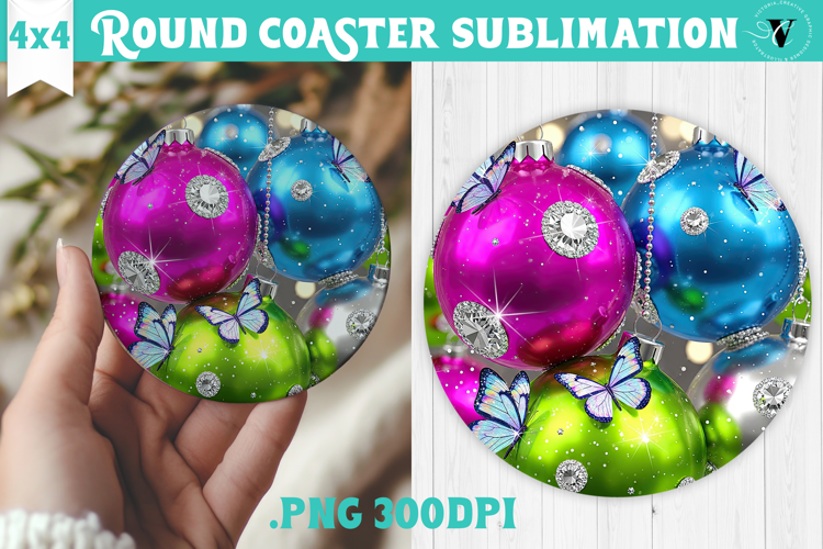 Vintage vibe Round Coaster | Y2K glamorous style