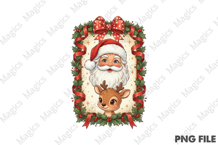 Christmas Reindeer Clipart Image 2
