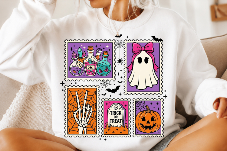 Retro Spooky Season Png example image 1