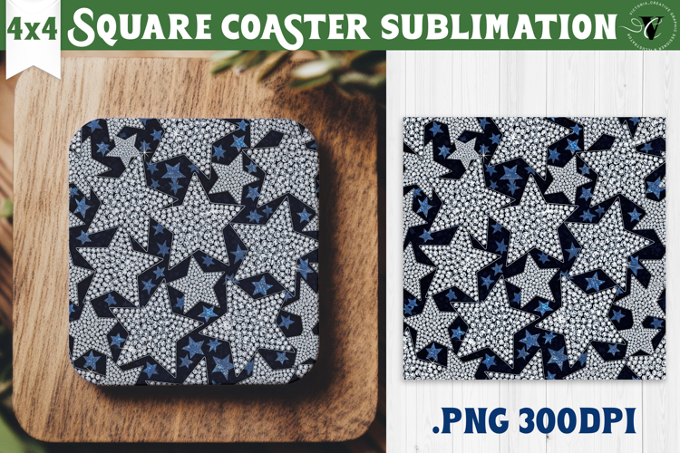 Vintage vibe Square Coasters | Y2K glamorous style