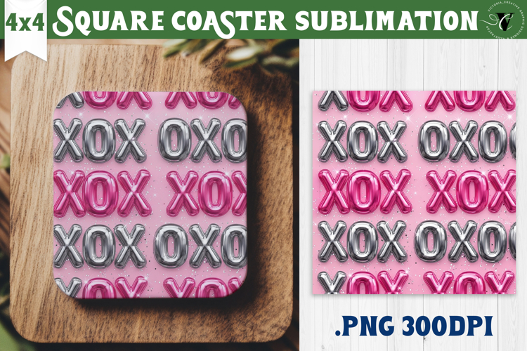 Vintage vibe Square Coasters | Y2K glamorous style