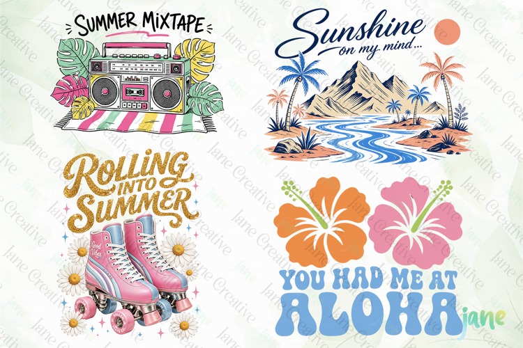Beach Sublimation Design