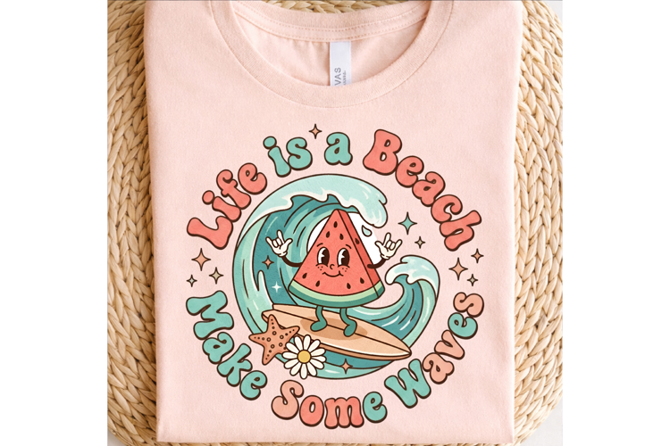 Retro Summer PNG, Summer Season PNG