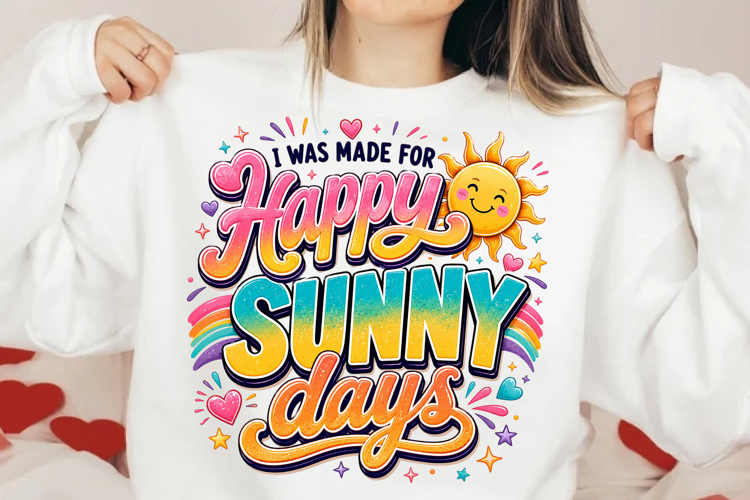 Retro Summer Quote Sublimation Design