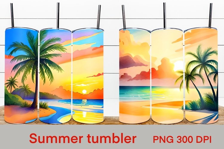 20 Oz Sublimation Tumbler Wrap Image 9