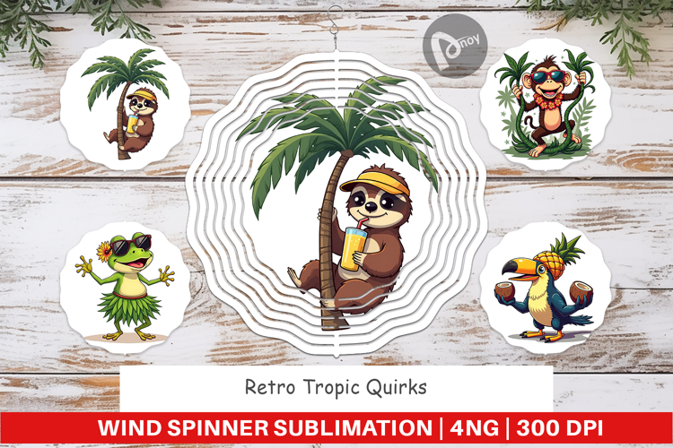 Wind Spinner Retro Tropic Quirks