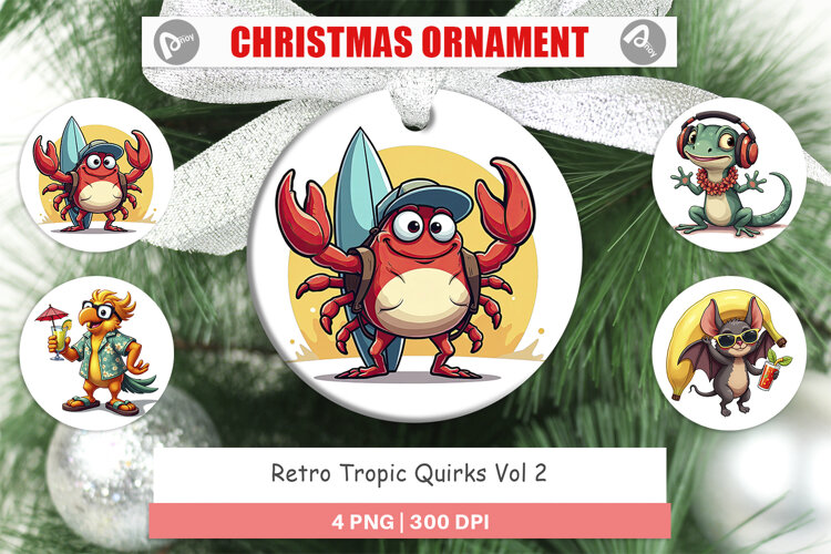 Ornament Retro Tropic Quirks example image 1