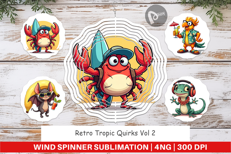 Wind Spinner Retro Tropic Quirks