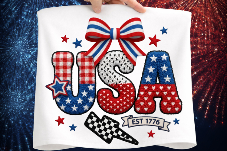 Retro USA Png, Retro America Png, 4th Of July PNG